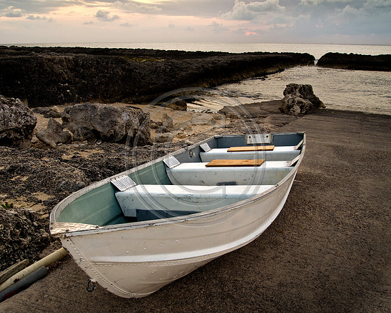 Boats - CI White row boat V2_3161256