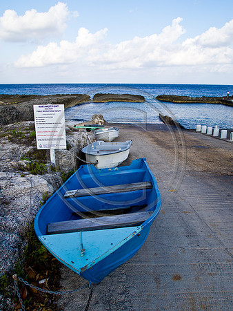 Boats - Blue Row Boat V1 TR Dock P3151221